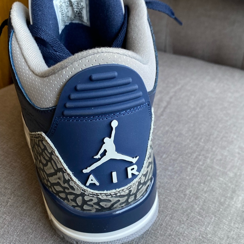 Jordan Air Jordan 3 Retro Midnight Navy/White - Picture 4 of 12